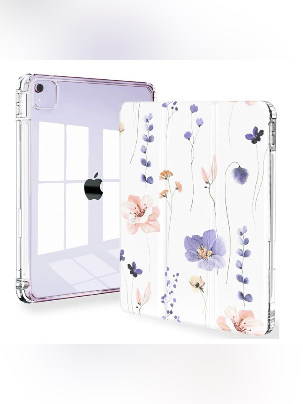 iPad Floral Clear Case 13 Inch Case For iPad Air